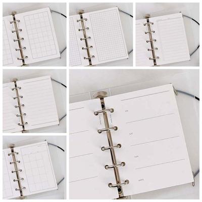 5-hole M5 A8 Loose-Leaf Notebook Refill Paper Refill Spiral Binder Notebook Paper  Student