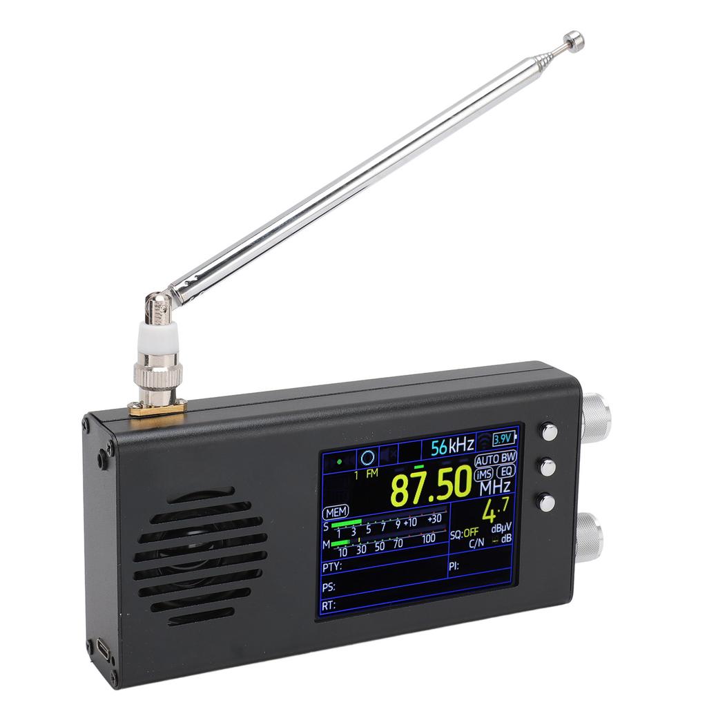 Portable SSB Shortwave Radio Receiver 3.2 Inch LCD Display Dual Stereo Speakers 5000MAH Battery AM FM SW CB VHF UHF     LW MW Full Band Radio Recei