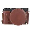 For Leica D-Lux 8 Camera Case with Lens Cover Genuine Leather Protective Cover
