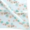 PAUL JOE ACCESSOIRES Handkerchief and White Cotton Approximately Floral Print Large Size & Women's (Blue / 100% / 50cm) (107020-9202-02)