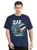Japan Car 2JZ Engine Turbo Tuning JDM TShirt Summer Fashion Casual Cotton Graphic TShirt UnisexTops Tees Mens Clothing