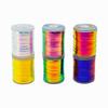 6 Spool Multiple Color Fly Tying Wire Accessories Tinsel Flash Line for Fly Making Fly Flash Tinsel Thread