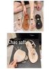 Women's Summer Casual Flat Sandals - Hollow Buckle Soft Bottom Beach Sandals