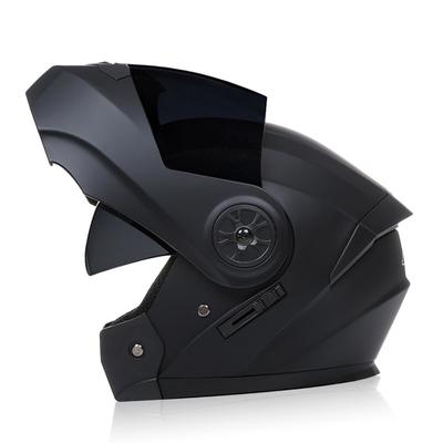 Tam Yüz Kaskları Jiekai Motosiklet Kaskları Güvenli Çift Vizör Kask Yukarı Çevirmek Casque Moto Yarışı 4 Sezon Motor Döngüsü MOTO Kask