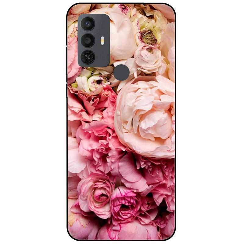 Für TCL 30 SE Hülle 305 6.52'' Silikon Weich Mode TPU Handyhülle für TCL 305 306 30SE Hülle 6165A Bumper Funda für TCL30SE 405