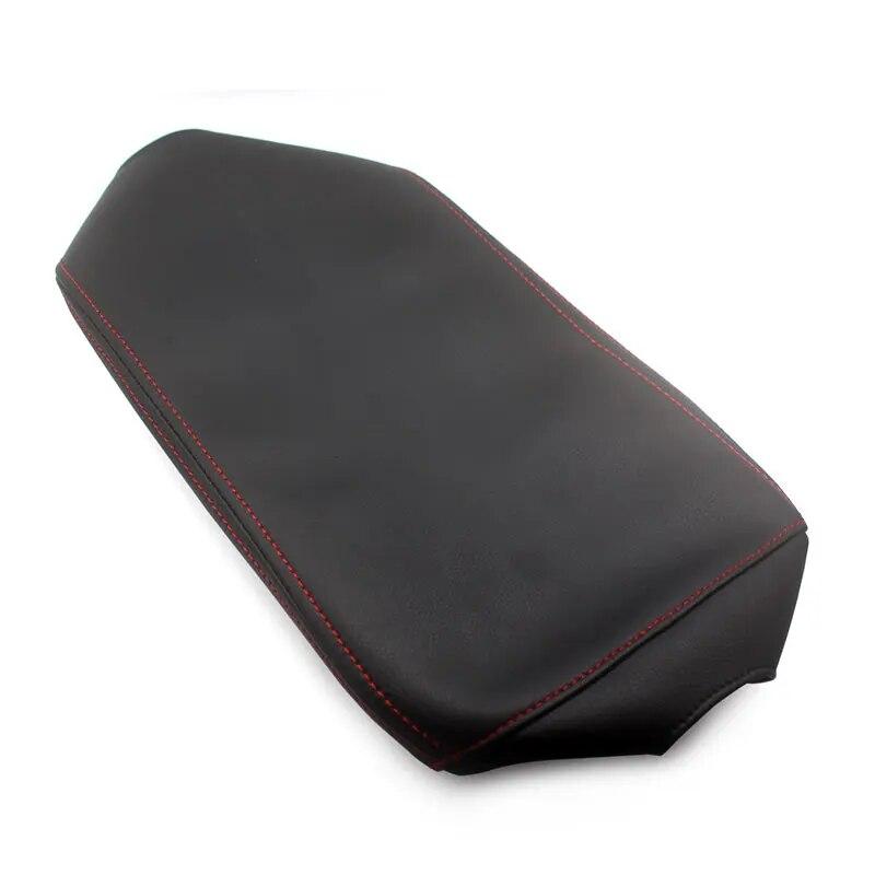 Husa de cotieră din piele moale din microfibră pentru Mazda CX-5 2017 2018, stil auto, cutie de control centrală pentru cotieră, capac de piele, autocolant