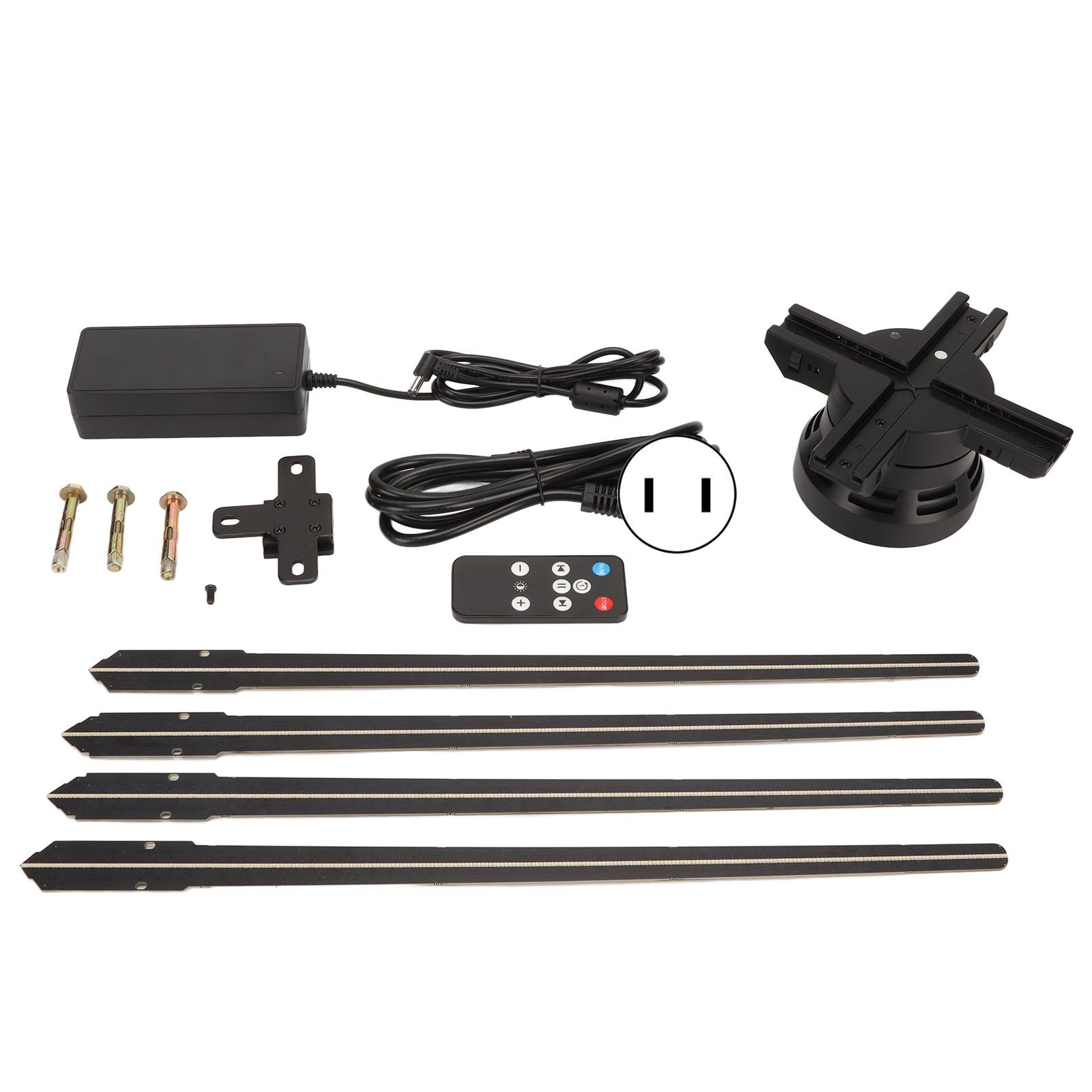 

Новый 3D рекламный плеер 100-240 В 4 лопасти Поддержка WiFi APP Голографическая рекламная машина для магазина для праздничных мероприятий для бара