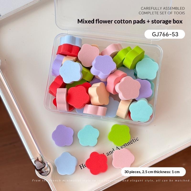 30/50Pcs Manicure Tool Nail Art Sponge Set With Grabbing Pen For Diy Nail Art Gel Polish Brush Glitter Powder Manicure Accessory