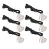16 Pcs LED Deck Light Kit 10W 2800 To 3200K Warm White IP67 Waterproof Recessed LED Deck Lamp