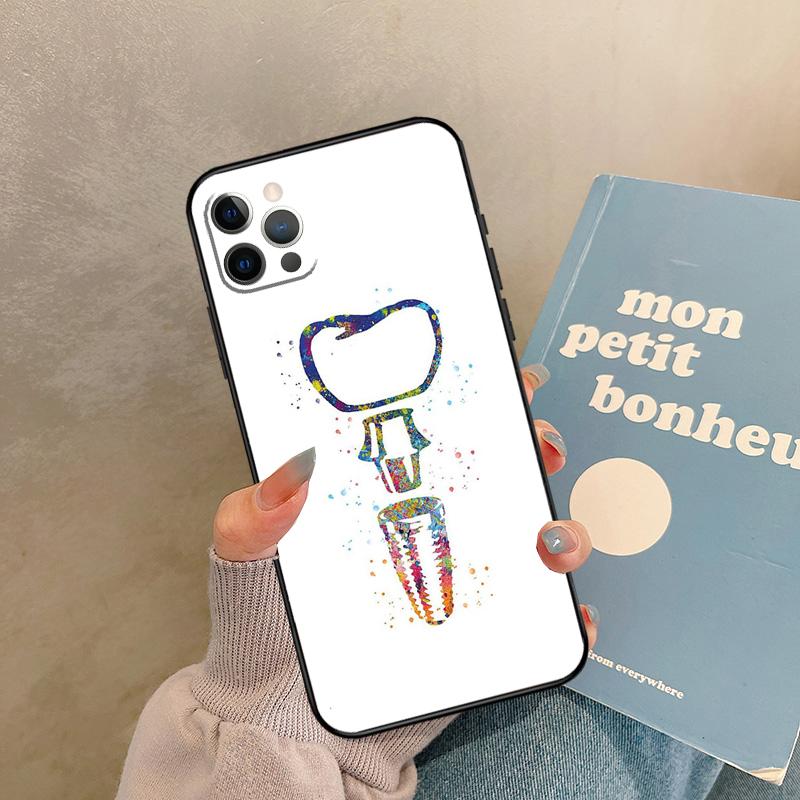 

Чехол для стоматолога, зубов, зубов, доктора, для iPhone 14, 13, 12, 11, 15, Pro Max, Mini, 7, 8 Plus, X, XR, XS Max, SE 2020, 2022, чехол iPhone 12