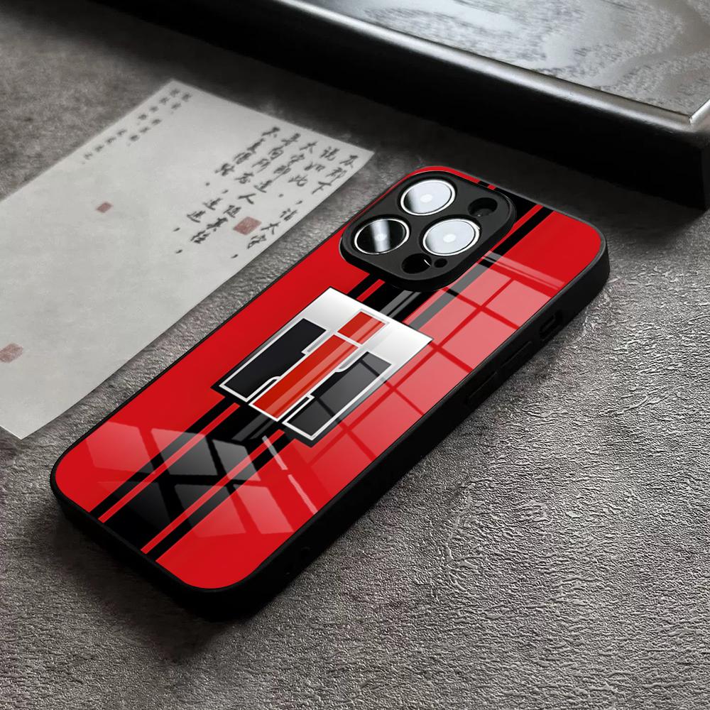 Etui International Havester IH Traktor Etui na Telefon Dla iPhone 18 17 16 Pro Max 15 Plus 14 Pro 12 11 13 Mini X XR XS Max Szklane Pokrowiec