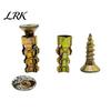 Flachpassende Spreizdübel 6x14mm Schrauben, Flachkopf Senkkopf für Schrankscharnier Reparatur, Schwerlast Gewindereparaturset Stahlwand Holz Stark
