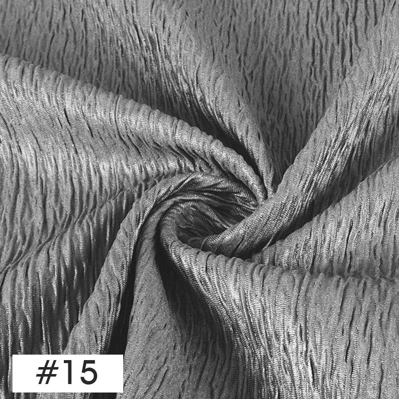 100x150cm Chic Wrinkled Design Fabric Crepe Texture Pleated Fabric For DIY Sewing Costume Car Curtain Background Decoration