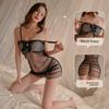 Sexy Lingerie Sexy Lace Mesh Perspective Polka Dots Passion Uniform Seduction Hot Suit Suspender Butterfly