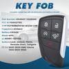 Keyecu Replacement Smart Remote Car Key Fob for GMC Sierra 1500 2500 3500 -2024 YG0G21TB2 13548437 13548440 433MHz 5Buttons