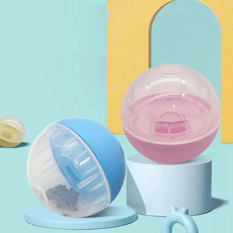 Interactive Pet Treat Dispenser Ball IQ Training Slow Feeder for Cats Dogs Adjustable Leakage Toy