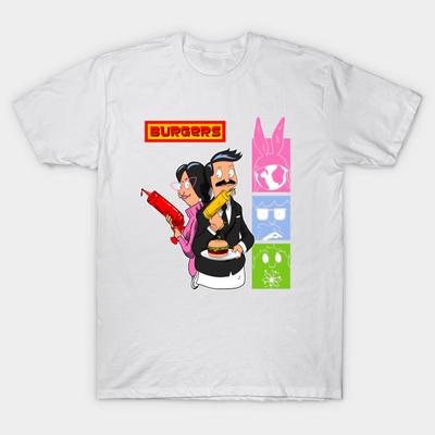T Shirt Women Burger Spies Harajuku Print Kawaii Tshirt Summer Short Sleeve Female T-Shirt Top Tee