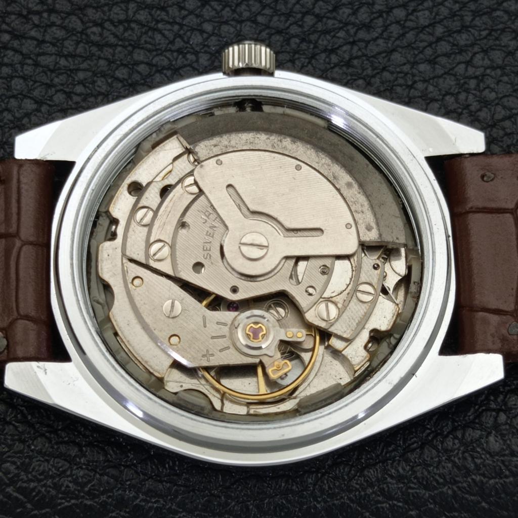 REFURBISHED SEIKO 5 AUTOMATIC MENS WATCH JAPAN MADE RED DIAL CUSTOM a440073-2 QV90-a440073