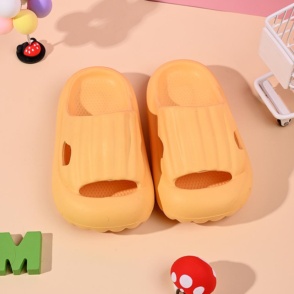 Simple Children's Slippers Baby Indoor Flip-Flops Boys Girls Cute Bathroom Non-slip Sandals Summer Beach Garden Shoes