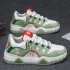 Men Spring 2025 New Low Cut Trendy Casual Sports Shoes Leather Surface Thick Bottom Students Sneakers Outdoors Casual Sneakers
