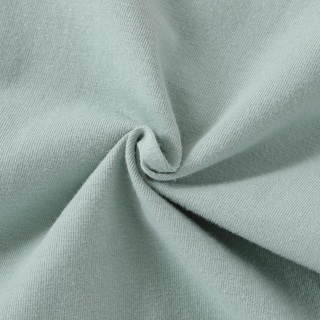 Toddler Boy Summer Clothes Set, Short Sleeve Round Neck Stripe Print T-Shirt + Elastic Waist Solid Shorts