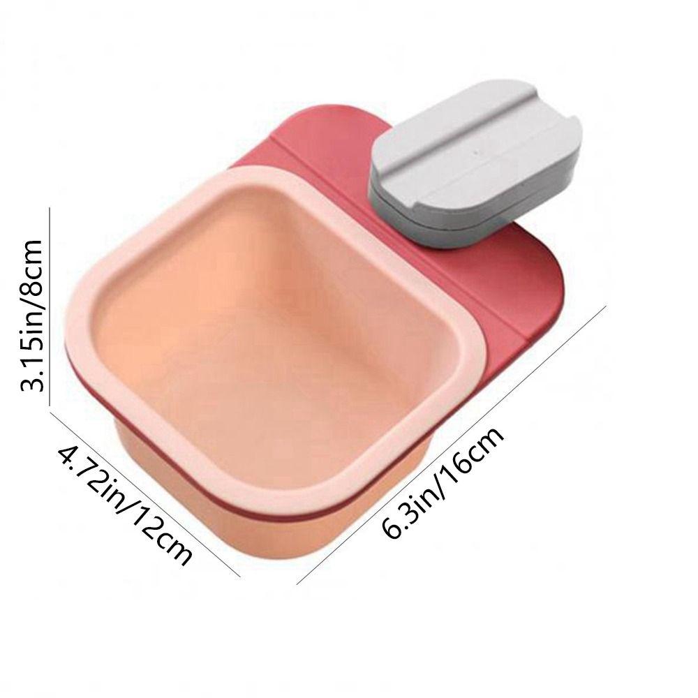 Nordic Style Under Table Multifunctional Rotatable Hidden Trash Can Dustbin Trash Tray Waste Bin