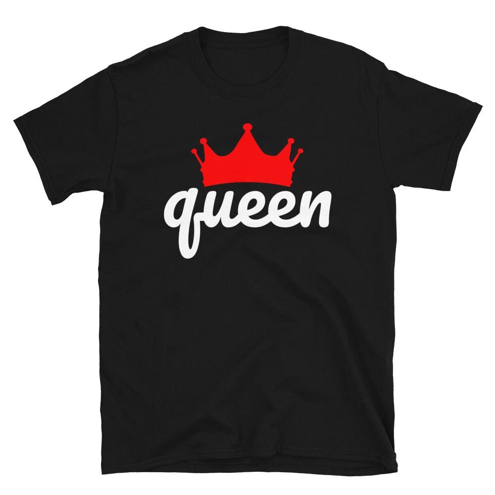 Queen Red Crown Simple Classic T-Shirt L