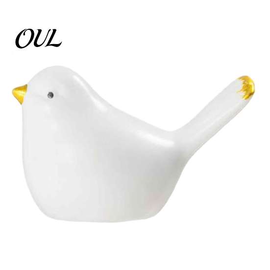 Zeitgenössische Regal-Display-Artikel Keramikvögel Figur, Matt glasierte Vogelstatue, Moderne Tier-Ornamente, Mini Kleine Tierstatuen Heimdekoration