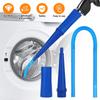 1Set Dryer Vent Cleaning Kit Vacuum Accessory Flexible Dryer Lint Remover And Flexible Dryer Lint Brush For Washing And Dryer