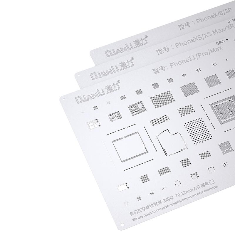 QIANLI Bumblebee Planting Tin Steel Mesh for Phone 6 To 14 Series CPU1-CPU2 A8-A14 Hard Disk Face ID Repair Stencil