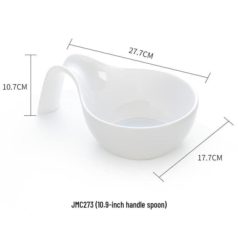 10.9-inch Cartoon Melamine Slanted Serving Bowl