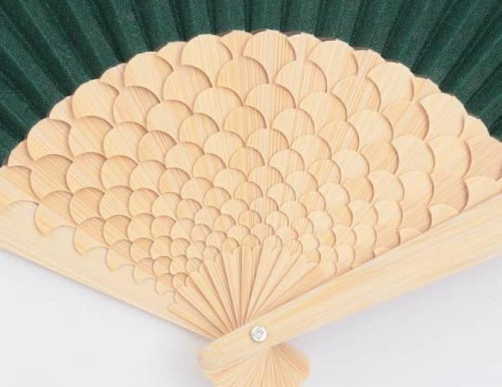 Shoroku LOTUS Fan Boxed Day Present Gift Stylish Design Sensu Orange [Nishikawa Shoten] (Orange) Mother's