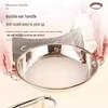 PFFLCN Stainless Steel Flat Bottom Round Plate