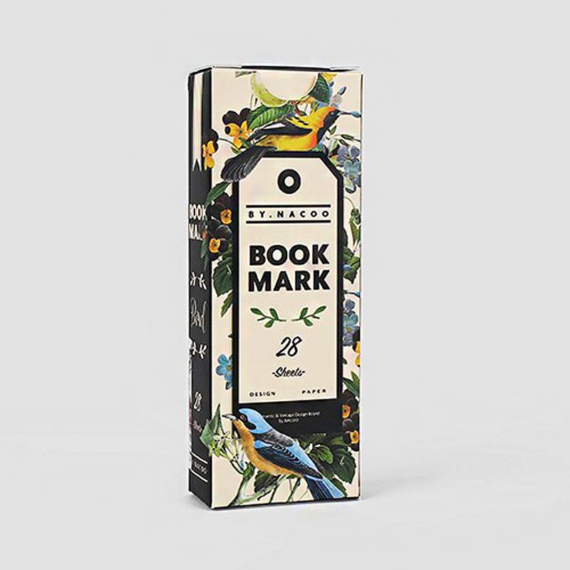 28 Pcs/Set Retro Art Bookmarks Paper Creative Vintage Cartoon Hand Account DIY Decor Bookmark Stationery Student Office Supplies