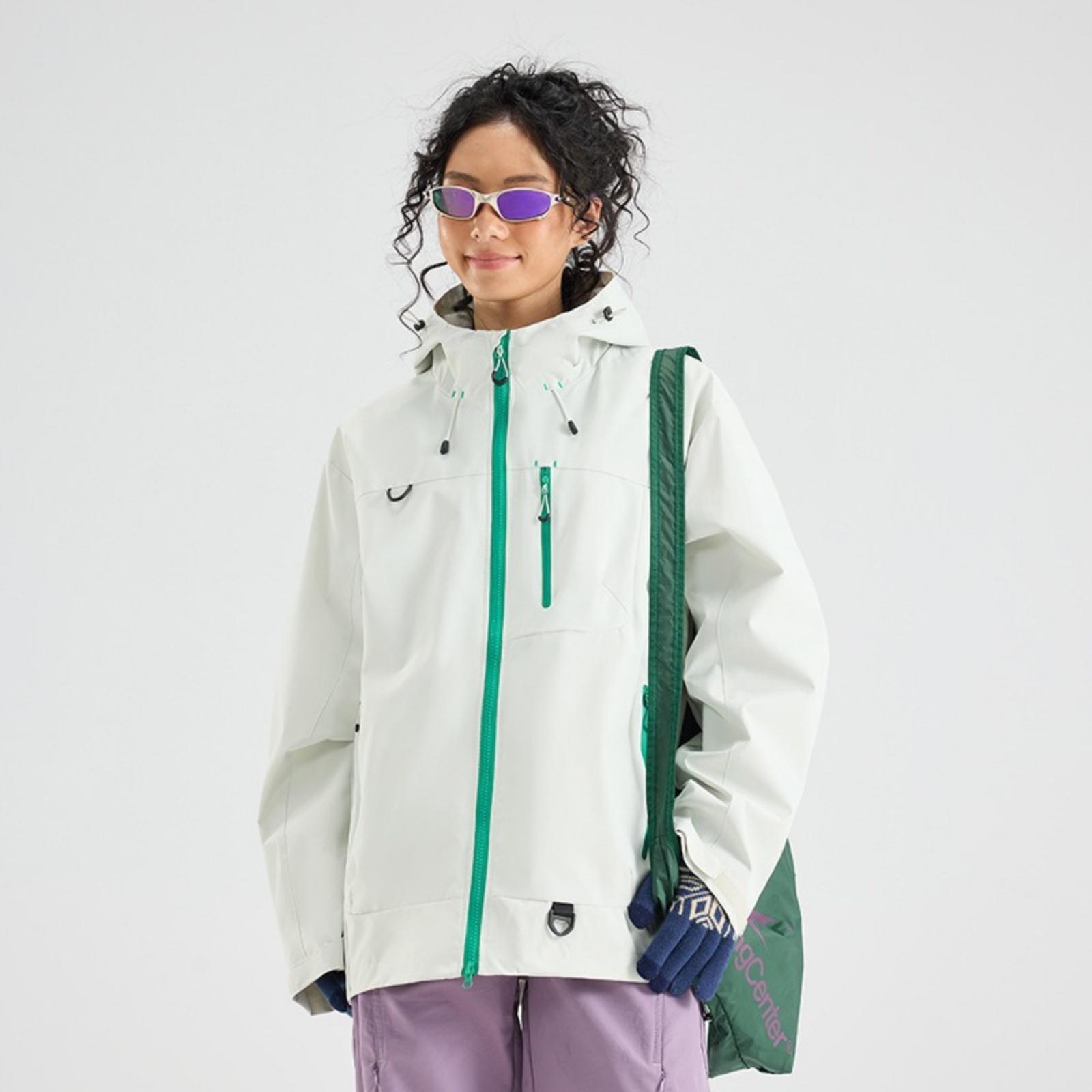 

Женская дождевая куртка Легкая ветровка Свободного кроя Дождевик Одежда для походов с капюшоном Большой размер XL