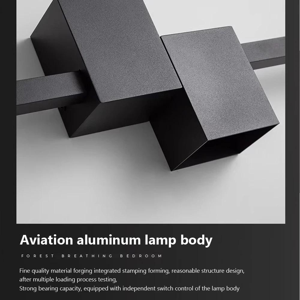 Modern LED Wall Sconce Minimalist Long 60/80/100cm Lights For Living Room Bedroom Study Hotel Decorative Lighting Accessories
