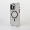 Electroplating Transparent Magnetic Metal Lens Mobile Phone Case Is Suitable for IPhone16promax Airbag Anti-fall 15 Full Package