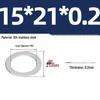304 Stainless Steel Ultra-Thin Flat Washers - Available in Thickness: 0.1mm, 0.2mm, 0.3mm, 0.5mm