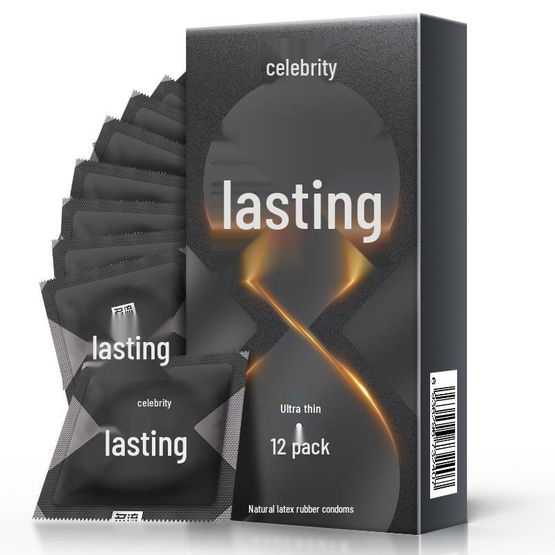 Celebrity Ultra Thin Ribbed Condoms with Hyaluronic Acid for Adult Pleasure and Family Planning