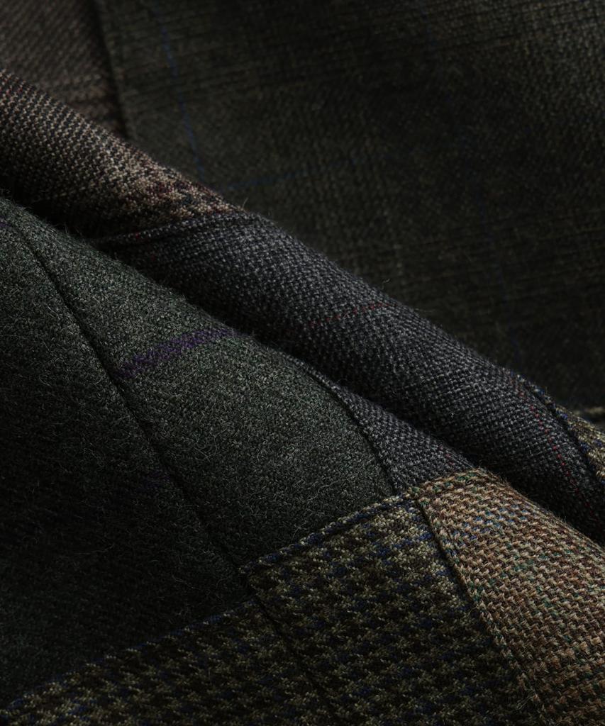 Brooks Brothers Wool Patchwork Jacket (Multi) (Bbjsmmf405)