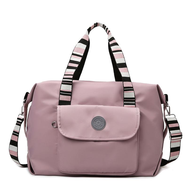 Short trip bag women dry and wet separation sports yoga fitness bag casual light shoulder luggage bag