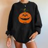 Halloween Long Sleeve Women's Sweatshirt Drop Shoulder Long Sleeve Women's Padde