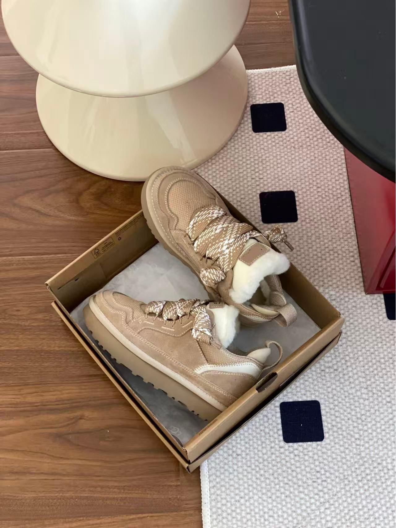 

Женские зимние ботинки Henan Sangpo на толстой подошве, с меховой подкладкой, из коровьей кожи 35