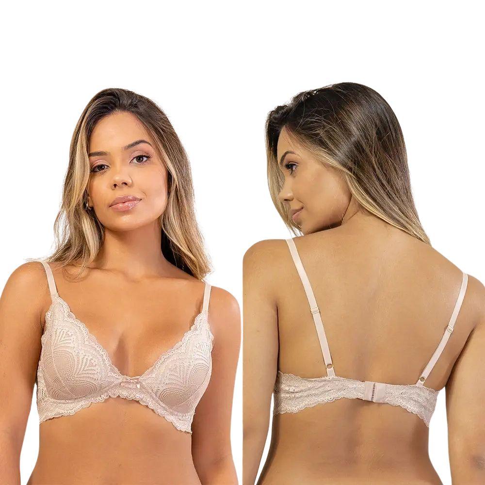 BH/BH mit gepolstertem/Push-up-Dreieck aus Spitze Betina Lingerie Jopy
