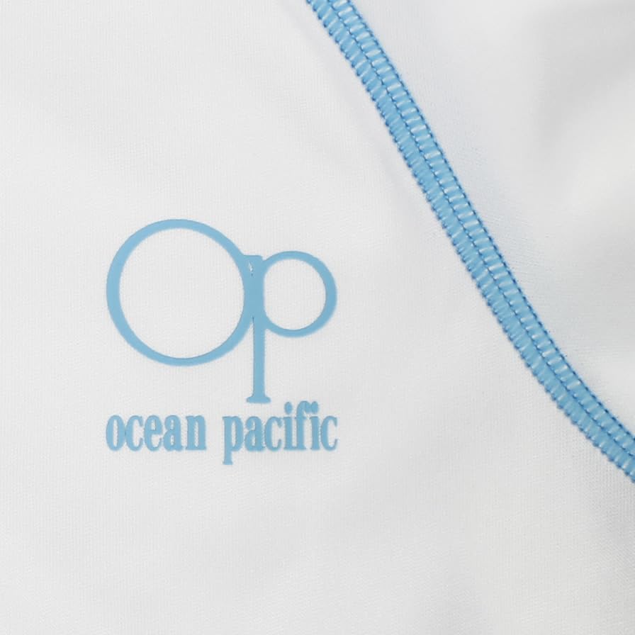 [Yu-Packet] 2025SS Children's OP Rash Guard UV RASH 569430-S: Authentic Japanese Product/Junior/Kids/OP/Ocean Pacific/Surf/Long Sleeve_150_WHT