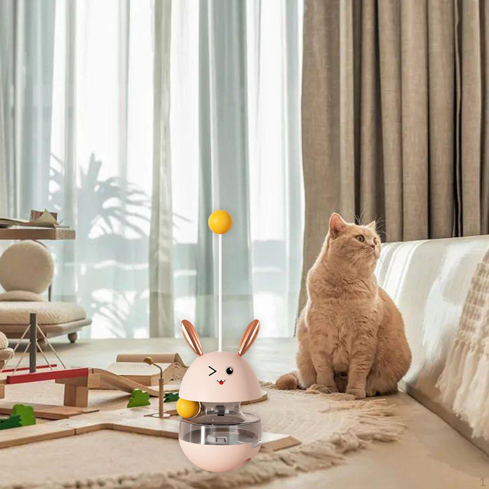 Cat Treat Ball Lick Feeder Tumbler Interactive Toy Gift Food Puzzle piunk