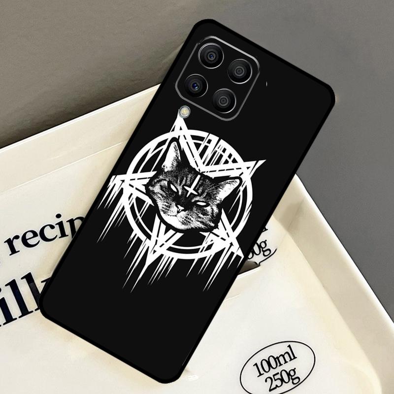 

Moon Tarot Witch Cat Case For Samsung Galaxy M14 M34 M54 M56 M16 M36 M13 M15 M35 M55 M11 M31 M53 M51 M12 M32 M52 Samsung M06