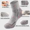 Adult Crew Thickened Towel-Base Winter Hiking Climbing ODM Professional Athletic Seamless Socks Sweat-Absorbent Breathable