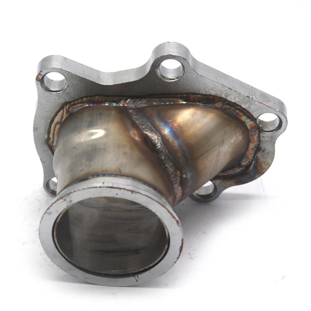 TD04 5-Bouts Downpipe Flens naar 2,5" V-Band Conversie Adapter Voor Subaru WRX