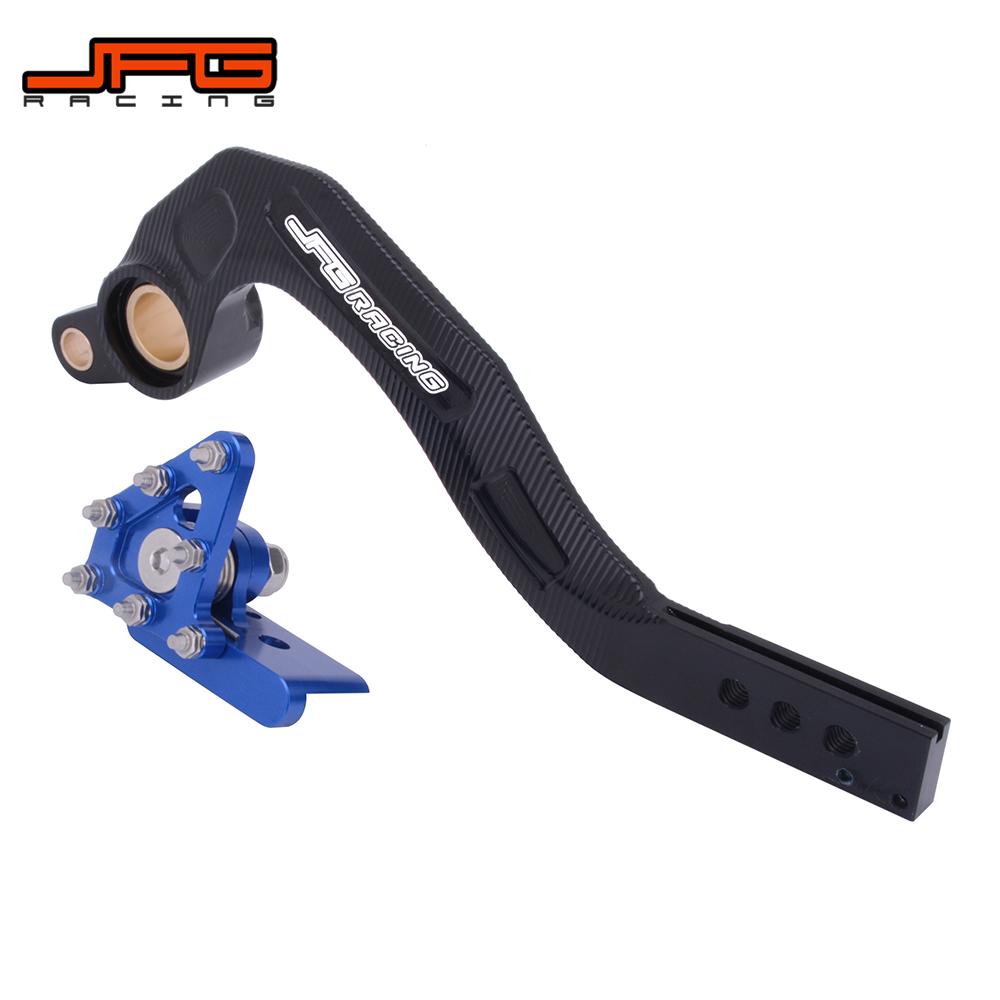 Motorcycle CNC Aluminum Rear Foot Brake Pedal Lever For YAMAHA YZ450F YZF450 2010- YZ450FX 2016- WR450F WRF450 2012-